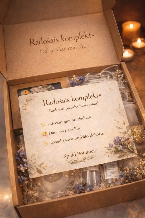 Radošais komplekts (krāsaina gaisma)